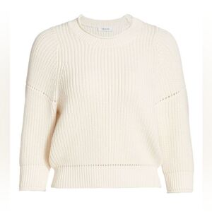 FRAME Drop Needle Crew Neck Sweater